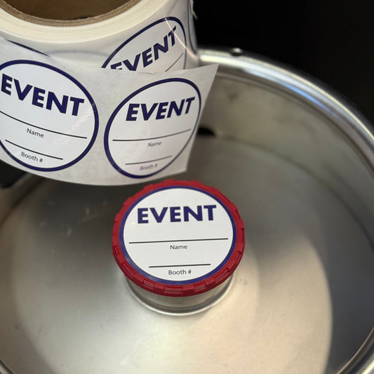 EVENT Keg Cap Stickers (2.25") – Pack of 50