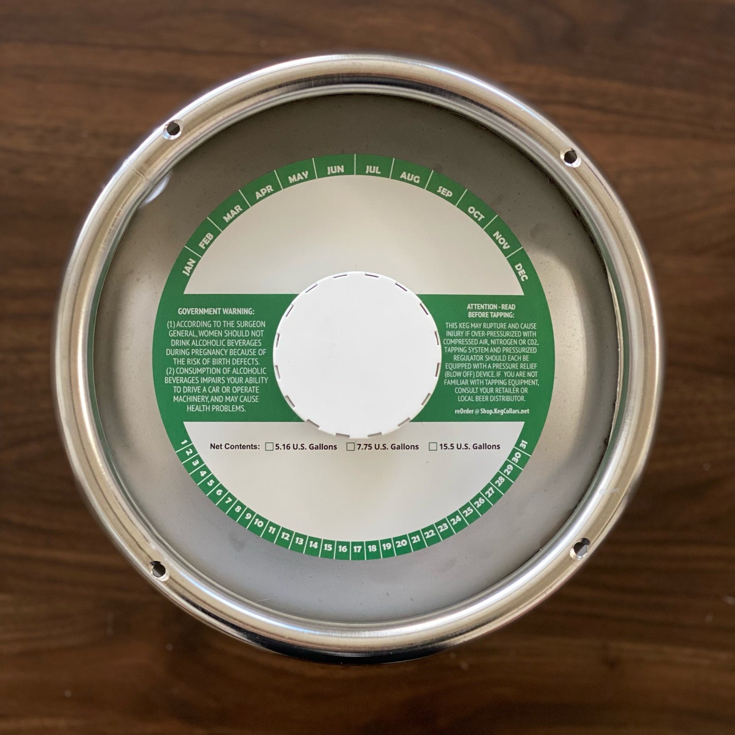 Green Stripe Keg Collars